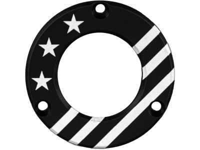 Axcel Driver Hubcap w/Engraving, Black