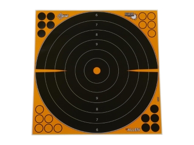 Allen EZ Aim Adhesive Splash Reactive Paper Shooting Targets, 5 Count