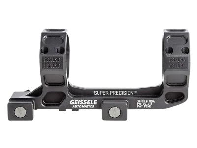 Geissele One-Piece Scope Mount Ring Combo 0 MOA 34mm AR-15 M4 Black