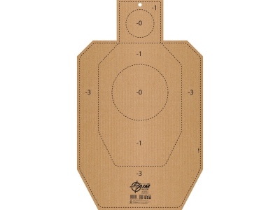 Allen EZ Aim Corrugated Silhouette Paper Shooting Target, Tan