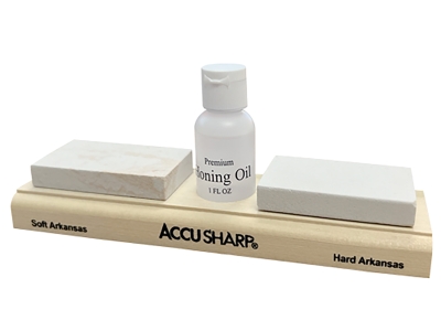 AccuSharp Whetstone Combo Kit Fine & Coarse w/Honing Oil