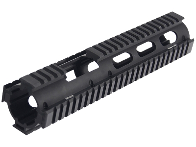 Leapers Quad Rail Handguard Aluminum Matte Black Receiver