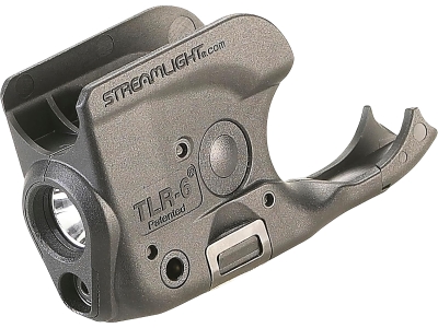 Streamlight TLR-6 Gun Light Black 100 Lumens White LED/Red Laser Non-Rail 1911