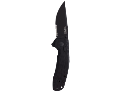 Sog  -Tac Xr - Blackout, Serrated, Ambidextrous