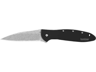 Kershaw 3" 14C28N Drop Point Blade Black Aluminum Handle