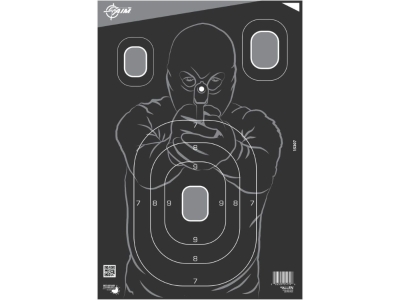 Allen EZ Aim Splash Reactive Paper Shooting Targets, 100 Count, None