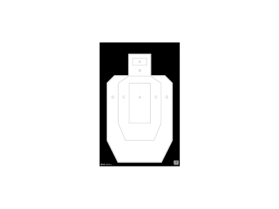 Action Target Inc IPSC/USPSA Silhouette Paper Target