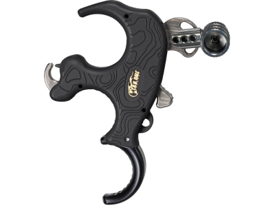 T.R.U. Ball Tru Ball Ridgepoint Pro Flex CK Release, 3 Finger, Thumb Button, Black