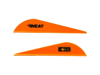 Bohning Heat Vanes Neon Orange 36 pk.