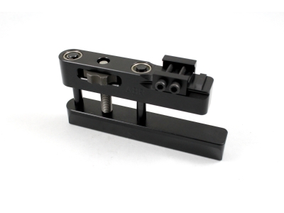 LSP Tall Adjustable Bag Rider Rail Mounted Short Dowel V-Bottom, Hardened, Fine