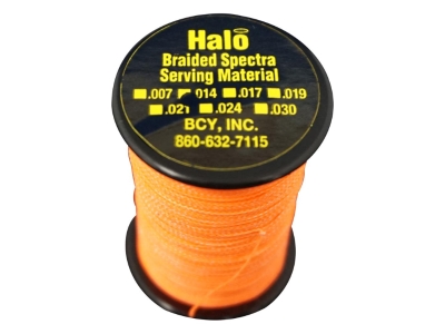 BCY Halo Serving Neon Orange .014 120 yds.