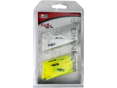 Bohning Blazer Vane Combo White/Neon Yellow 36 pk.
