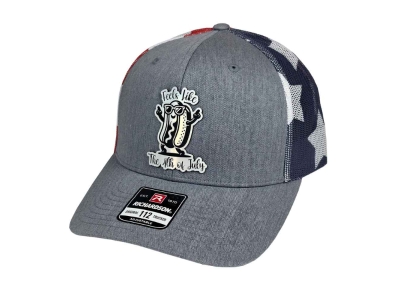 Artora 4th of July Hot Dog Flag Hat, One Size Fits Most, American Flag