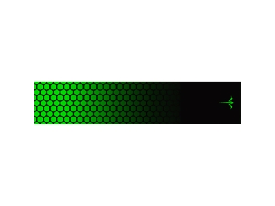 White Water Archery Honeycomb Fade Arrow Wraps, Lime Green, 15