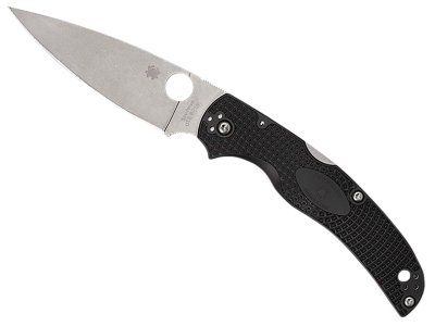 Spyderco 4.02" CTS BD1N Blade Black FRN Handle Folding Tactical Knife