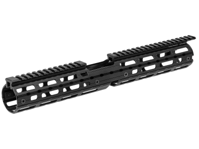 Leapers Quad Rail Handguard Aluminum Matte Black Receiver