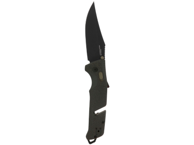SOG Trident AT, Straight Edge, Olive Drab, Ambidextrous