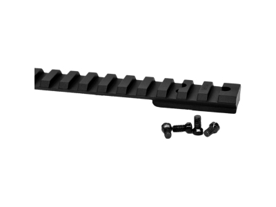 Warne Vapor Picatinny Rail, Matte Black