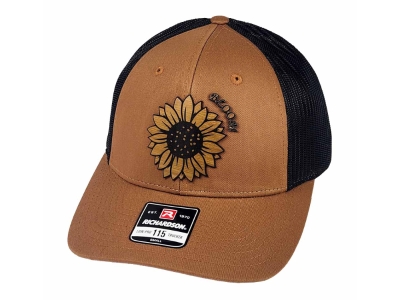 Artora Womens Sunflower Bloom Bamboo Patch Hat