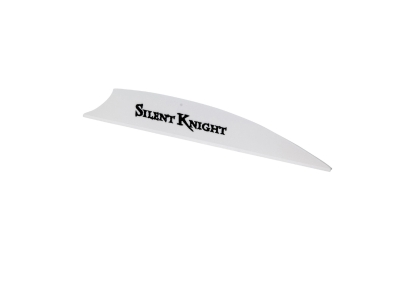Flex-Fletch Silent Knight Hunting and 3D Vane, White, 100 Count