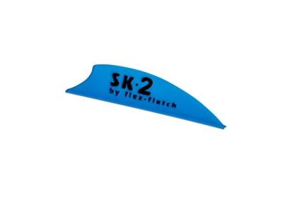 Flex-Fletch SK-2 Hunting and 3D Vane, Blue, 100 Count