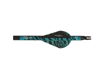 Bohning Blazer Vanes Teal Tiger 36 pk.