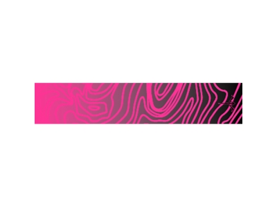 White Water Archery Topo Fade Color V2 Arrow Wraps, Hot Pink, 15