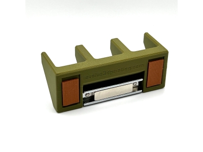 Evolve3D Pistol Magazine Magnet Mount, Glock, Springfield, Sig S&W Ammo Storage, Green