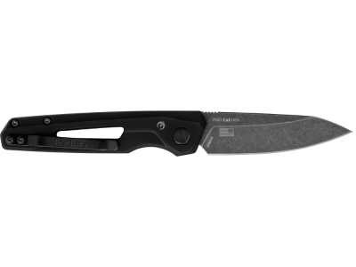 Kershaw 2.75" Auto Knife CPM 154 Drop Point Black Aluminum Handle