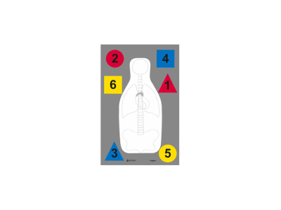 Action Target Training Multi-Purpose Silhouette Paper Target, 100