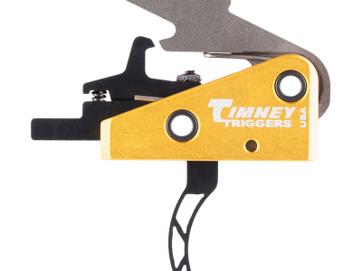 Timney Triggers AR-15 Competition Trigger, Black/Gold