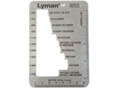 Lyman E-Zee Case-Length Gauge Pistol, Revolver