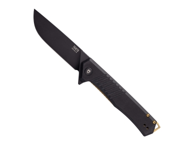 Tekto F1 Alpha Folding Knife // Black G10 - Bronze Accents