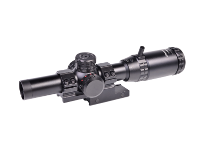 Hammers LPOV 1-4x20 PCC Rifle Scope w/ Speed Lever Offset Mount