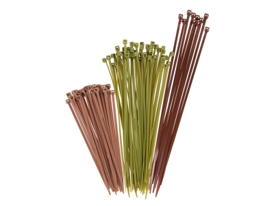 Allen Vanish Hunting Blind Nylon Cable Ties, Assorted 100-Pack