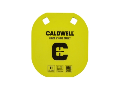 Caldwell Gong 5" Yellow AR500 Steel 0.38"