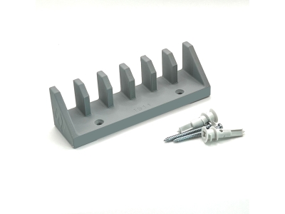 Evolve3D 1911 Pistol 6-Position Magazine Mount, 45ACP, 9mm, Ammo Storage, Grey