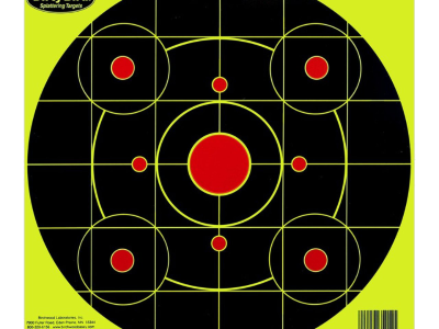 Birchwood  Dirty Bird Sight-In Circle Paper Hanging Pistol/Rifle, 4