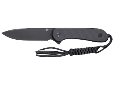 Civivi 3.98" Fixed D2 Plain Black G10 Handle
