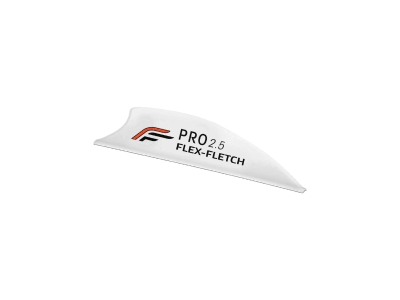 Flex-Fletch Pro 2.5 Vanes Blaze, White, 36 count