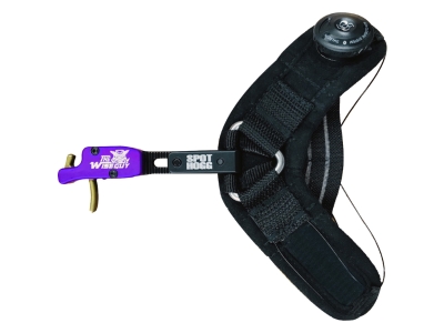 Spot Hogg Wise Guy Adjustable Single Caliper Rigid BOA Strap Release, Index Finger, Black