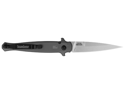 Kershaw 3.50" Auto Knife CPM 154 Spear Point Stonewashed Gray Handle