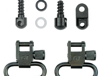 GrovTec Locking Swivel Set, Black