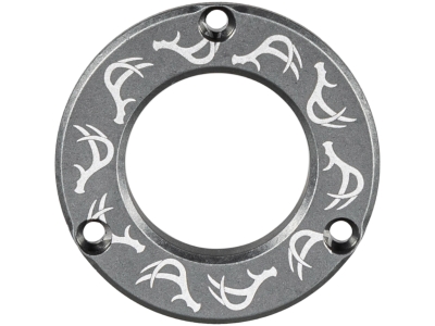 Axcel Driver Hubcap w/Engraving, Grey