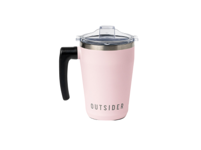 Outsider The AM Travel Mug, Light Pink