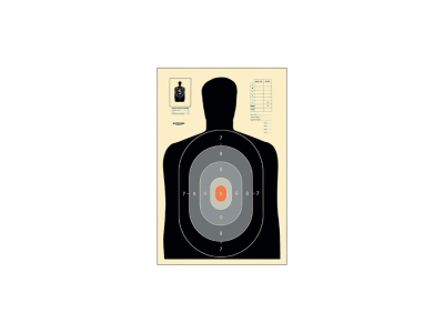 Action Target Inc Qualification Pros Silhouette Paper Target, 100