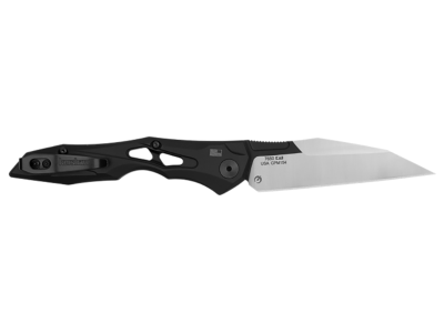 Kershaw 3.50" Auto Wharncliffe CPM154 SS Black Cerakote Aluminum Handle