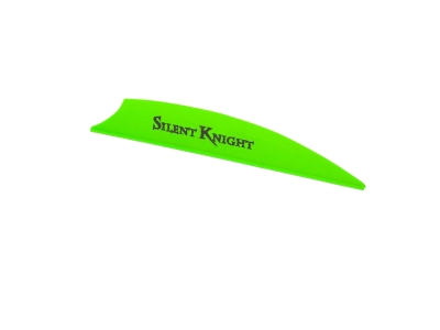 Flex-Fletch Silent Knight Hunting and 3D Vane, Green, 100 Count