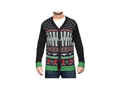 Magpul Ugly Christmas Button Down Sweater, Extra Large