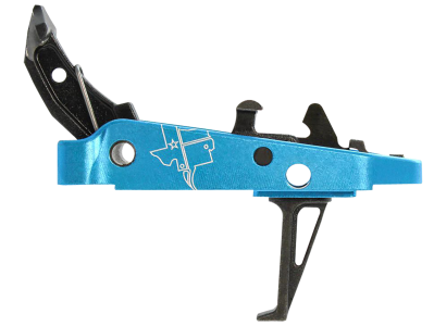 CMC Triggers AK Drop-In Trigger Group 2.0 Single-Stage Flat, Black/Blue